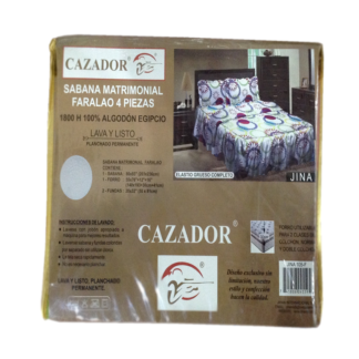 JINA105F SABANA MATRIMONIAL CAZADOR